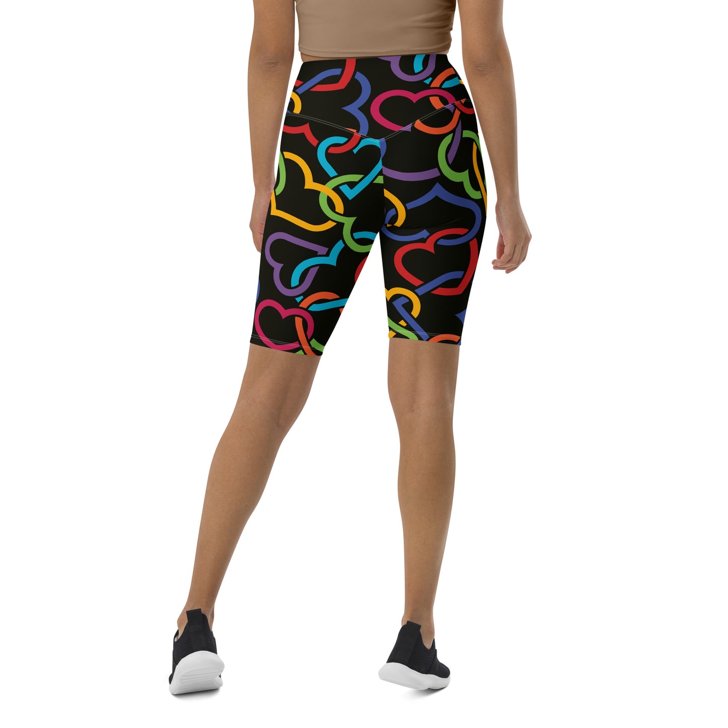 Komodo Linked Hearts Biker Shorts