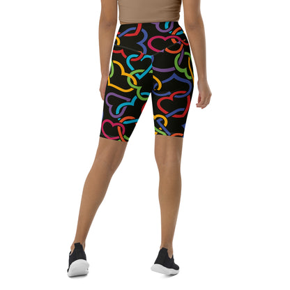 Komodo Linked Hearts Biker Shorts