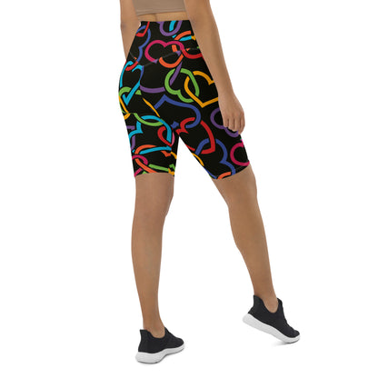 Komodo Linked Hearts Biker Shorts